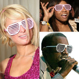 USA Red White & Blue Shutter Shades Glasses Celebrity Style Eyewear