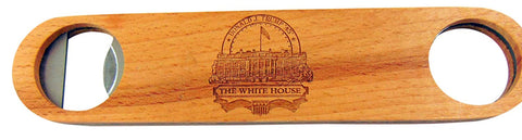 President Donald Trump White House Wooden Bottle Opener Handmade Presidential Gift 7 Inches
