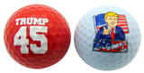 Donald Trump 45th President of the United States Novelty Golf Balls, Set of 2
