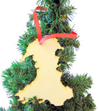 Wales Wooden Christmas Ornament Boxed Wood Decoration Made in the USA