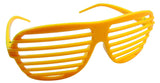 Yellow Shutter Shades Glasses Celebrity Style Eyewear